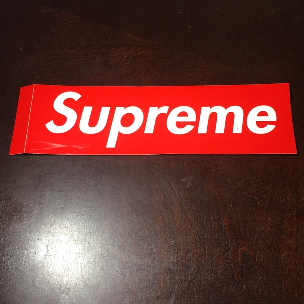 Supreme box logo sticker